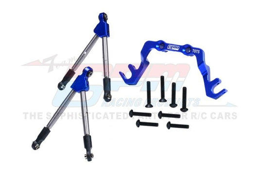 GPM Racing Aluminium C-Hubs & Front Steering Assembly - Traxxas Slash 4x4